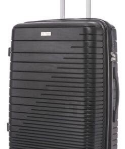 Travel Mate 65cm Hard Shell Zipper 8 Wheel Xbag Trolley Case TSA L-343 B - Black