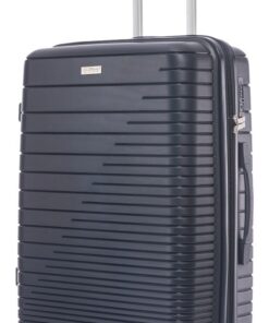 Travel Mate 65cm Hard Shell Zipper 8 Wheel Xbag Trolley Case TSA L-343 B - Navy