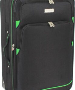 Travel MateÂ® 71cm Ripstop Polyester 2 Wheel Trolley Case L-160 A - Black