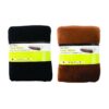 Travel Neck Rectangular Pillow (Pack of 2) - Black & Brown