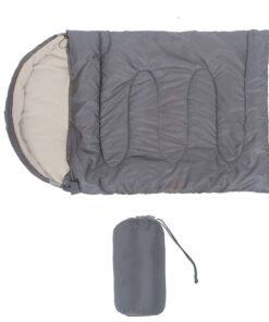 Travel Portable Warm Dog Bed Pet Sleeping Bag for Indoor Outdoor - Grey