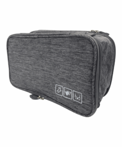 Travel Pouch Underwear And Bra Organizer - Grey