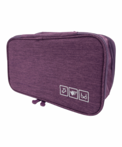 Travel Pouch Underwear And Bra Organizer - Purple
