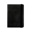 Travel Pu Slim Leather Wallet/Passport Holder - Plain Black