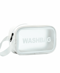 Travel Toiletry - Makeup Bag - Medium - 1003 - White