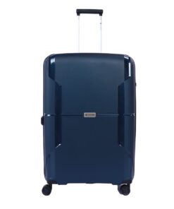 Travelite Santiago 66cm Check in Trolly Hard Case - Navy