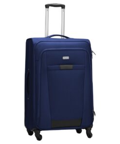 Travelwize Arctic Soft Shell Suitcase - Blue - 55 cm