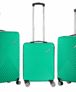 Travelwize Astra ABS 4-Wheel Spinner 3 Piece Luggage Set - Jade