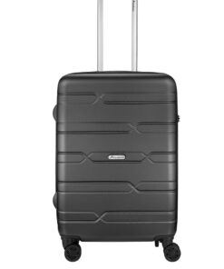 Travelwize Bondi Hard Shell Suitcase - ABS Luggage - Grey - 55 cm