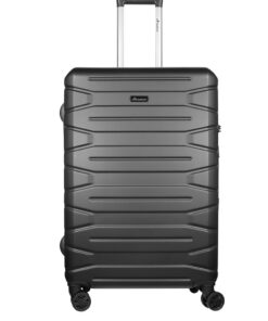 Travelwize Cabana Hard Shell Suitcase - ABS Luggage - Black - 55 cm