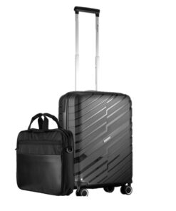 Travelwize Java Hard Shell Suitcase 55cm PP and 15.6'' Laptop Shoulder Bag