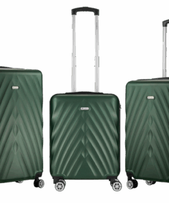 Travelwize Terra ABS 4-Wheels Spinner 3 Piece Luggage Set - Bottle