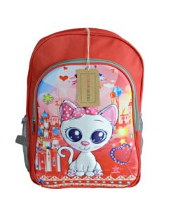 Trendworld 3D Kid's School Bag / Casual Backpack for Boys & Girls - Kitty Cat