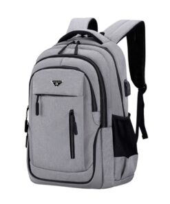Trendy new design large Laptop outdoor anti theft travel backpack - Light Grey