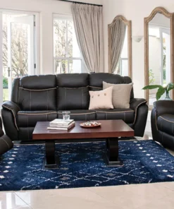 Trent 3 Piece 3 Motion Lounge Suite, Brown