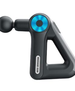 Triangle Massage Electrical Gun Handheld Deep Tissue Massage Gun - Blue