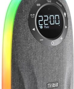 Tribit Home Speaker - Bluetooth Clock Radio Speakers with FM