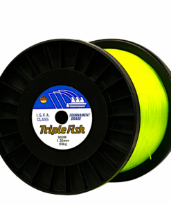 Triple Fish IGFA Nylon Fishing Line, 60KG 1.30MM, Colour Yellow, 800M Spool