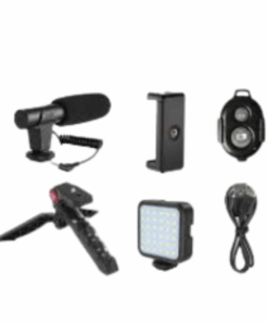 Tripod with Light and Mic