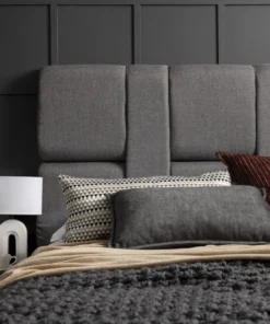 Trivia Double Headboard, Grey
