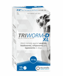 Triworm-D Dewormer For XLarge Dogs - 15 Tablets