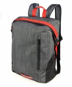 TROIKA Backpack: Rolltop Folding Backpack 15L Capacity, 10kg Load TREKPACK - Dark Grey