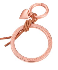 TROIKA Bag Charm with Two Charms TEMPTATION - Rose Gold Colour