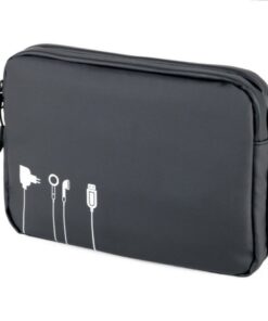 TROIKA Cable Bag / Electronic Accessories Organiser: WATERPROOF TECH CASE