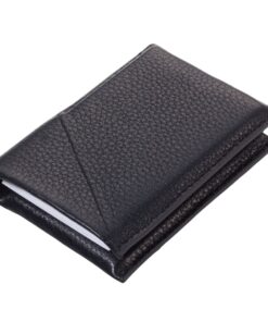 TROIKA Card Case in Genuine Leather with Fold Mechanism KNIFF3 Black