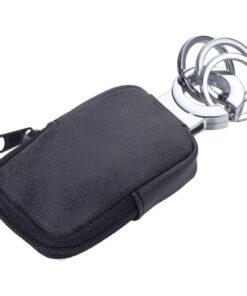 Troika Click-Lock Keyring With Anti-Bacterial Pocket Bag - Grey