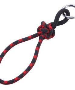 Troika Keyring Sail Rope with Decorative Knot Cordula - Red & Black