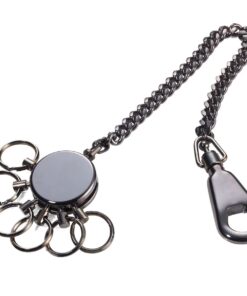 Troika Keyring With Chain Patent Chain