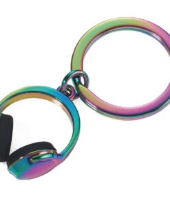 Troika Keyring with Headphones Charm - Headphones Multicolour