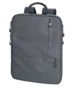 Troika - Laptop Backpack - For 16-Inch Laptop & Expandable from 6L to 14L - Black
