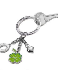 Troika Lucky Clover Keyring