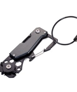 TROIKA Mini Tool with 10 Functions Toolinator - Titanium Colour