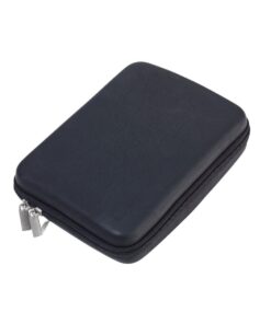 TROIKA Organiser: Hard Travel Case for Electronics, Cosmetics, Meds: Black