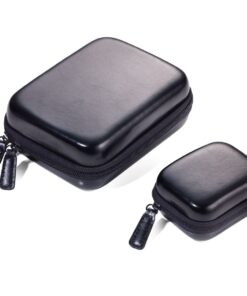 TROIKA Protective Organiser Cases with Zip ONPACK Black-Set of 2