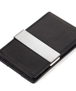 TROIKA - RFID Shielding Credit Card Case with Money Clip - Black