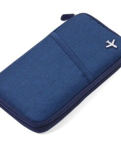 Troika Travel Document Case with RFID Fraud Prevention Safe Flight Blue