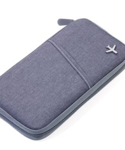 Troika Travel Document Case with RFID Fraud Prevention Safe Flight Grey