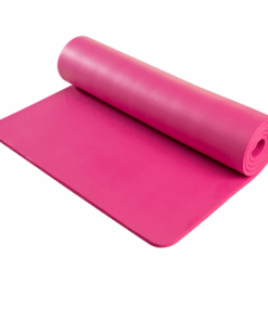TROJAN Deluxe Yoga Mat 10mm Non Slip Surface For Yoga And Pilates (pink)