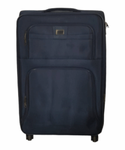 Trolley 1-Piece Travel Luggage Spinner - Fabric - Black