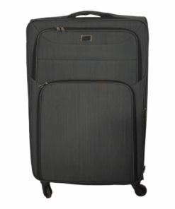 Trolley 1-Piece Travel Luggage Spinner - Fabric - Grey