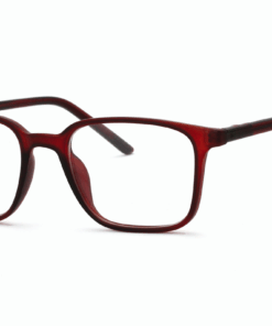 TROO Blue Light Blocking AZZIANO Collection Eye Protection Glasses - Transparent, Red