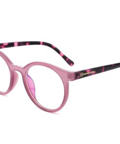 TROO Blue Light Blocking Halfrim Glasses (Computer/Gaming/TV/Phone) - Gold, Brown