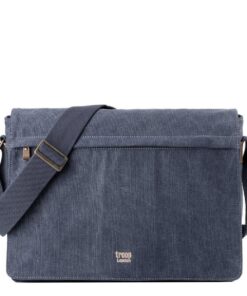 Troop-London Classic Canvas Laptop Large Messenger Bag - Blue