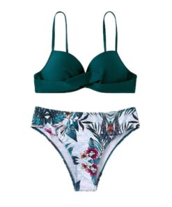 Tropez Bikini Set - Teal Blue - S