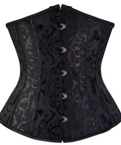 TrueSlim Embossed Lace Up Corset Waist Trainer - XL