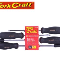 TORK CRAFT 4pce Screwdriver Set